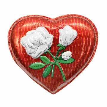 Heart with a rose
