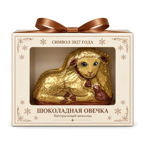 "Овечка на лугу" (в подарочной упаковке )
